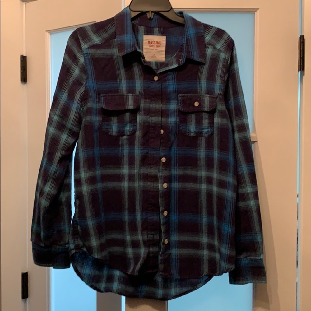 Blue flannel